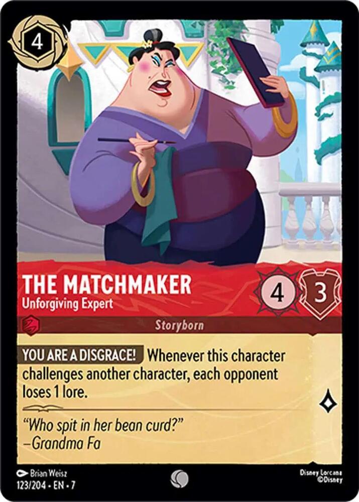 The Matchmaker - Unforgiving Expert 123/204 card from Archazia's Island