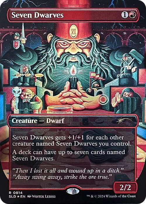 Seven Dwarves 814 card from Secret Lair Drop Series