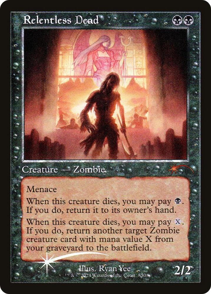 Relentless Dead (Retro Frame) 850 card from Secret Lair Drop Series