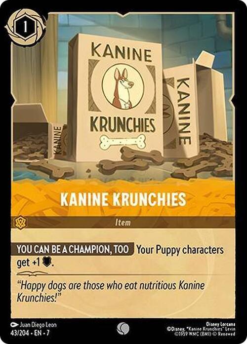 Kanine Krunchies 43/204 card from Archazia's Island