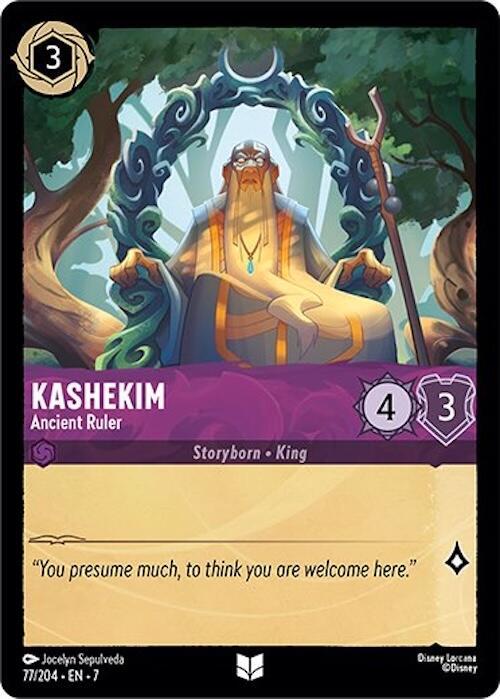 Kashekim - Ancient Ruler 77/204 card from Archazia's Island