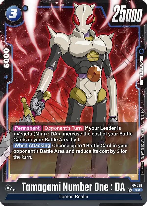 Tamagami Number One : DA FP-036 card from Tournament and Championship Promos