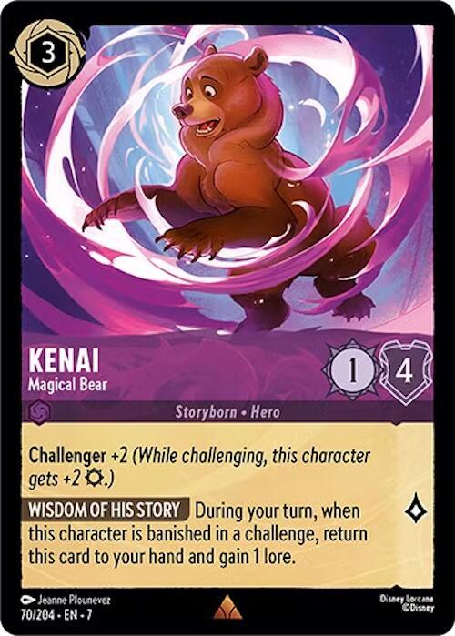 Kenai - Magical Bear 70/204 card from Archazia's Island