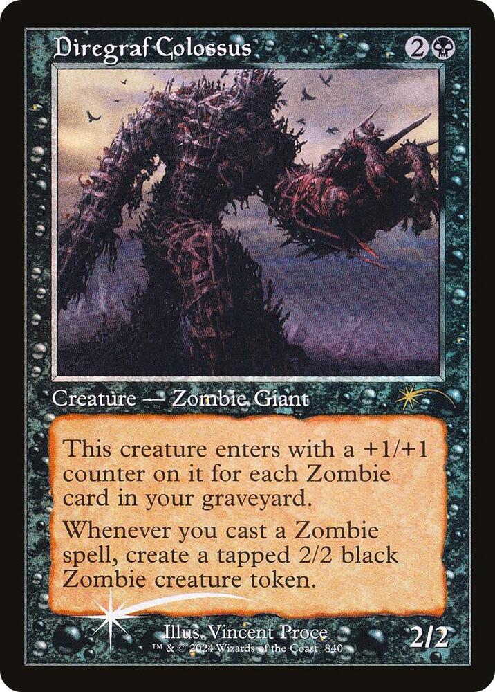 Diregraf Colossus (Retro Frame) 840 card from Secret Lair Drop Series