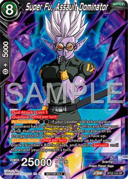 Super Fu, Assault Dominator (Deluxe Pack 2025 Vol.1) BT22-123 card from Promotion Cards