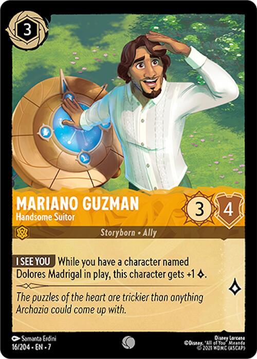 Mariano Guzman - Handsome Suitor 16/204 card from Archazia's Island