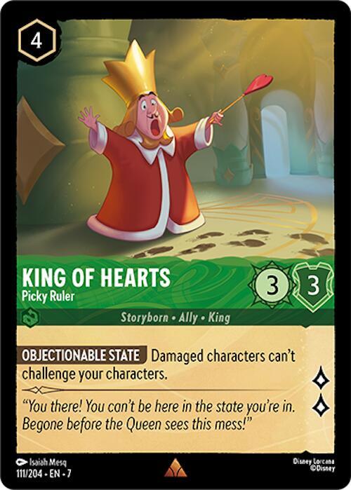 King of Hearts - Picky Ruler 111/204 card from Archazia's Island