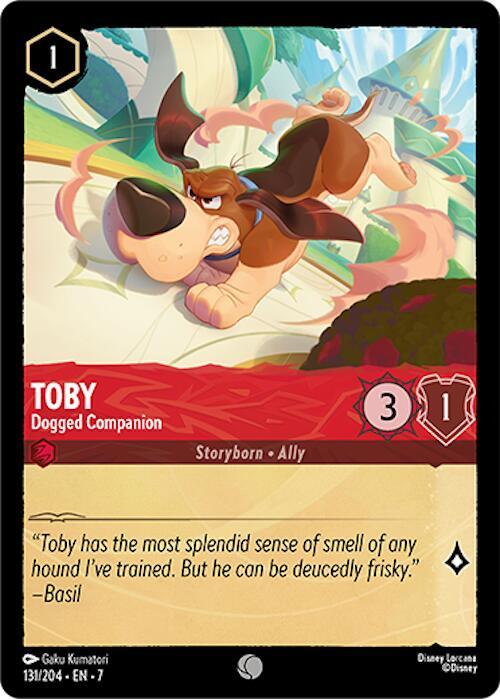 Toby - Dogged Companion 131/204 card from Archazia's Island
