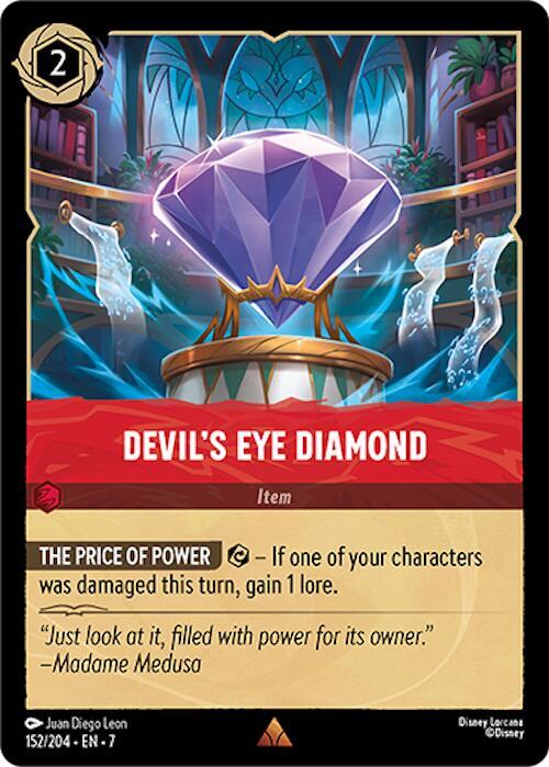 Devil's Eye Diamond 152/204 card from Archazia's Island