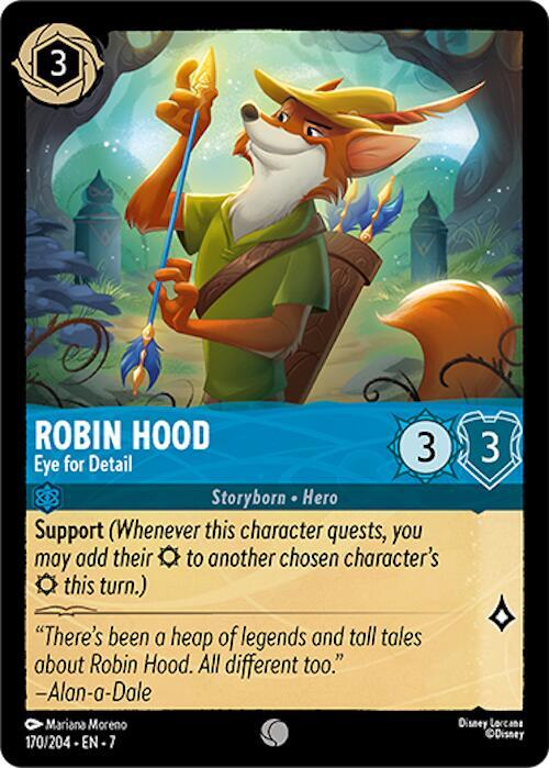 Robin Hood - Eye for Detail 170/204 card from Archazia's Island