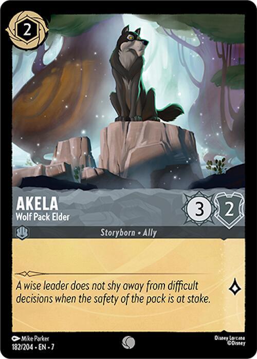 Akela - Wolf Pack Elder 182/204 card from Archazia's Island