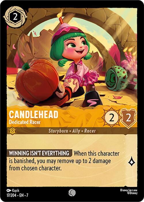 Candlehead - Dedicated Racer 17/204 card from Archazia's Island