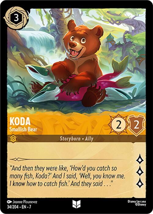 Koda - Smallish Bear 34/304 card from Archazia's Island