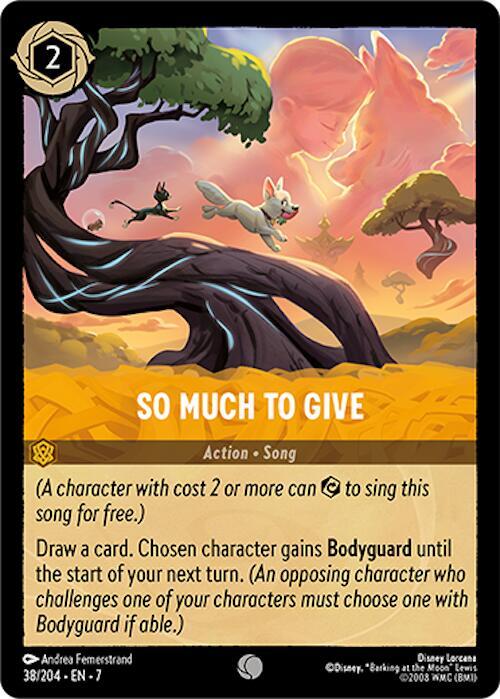 So Much to Give 38/204 card from Archazia's Island