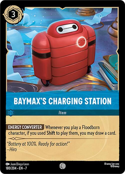 Baymax's Charging Station 180/204 card from Archazia's Island