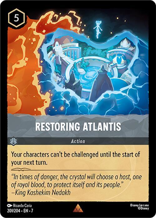 Restoring Atlantis 201/204 card from Archazia's Island