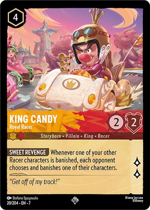King Candy - Royal Racer 20/204 card from Archazia's Island