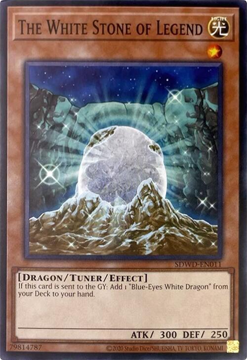 The White Stone of Legend (Unlimited Misprint) SDWD-EN011 card from Structure Deck: Blue-Eyes White Destiny