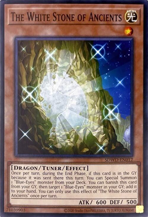 The White Stone of Ancients (Unlimited Misprint) SDWD-EN012 card from Structure Deck: Blue-Eyes White Destiny