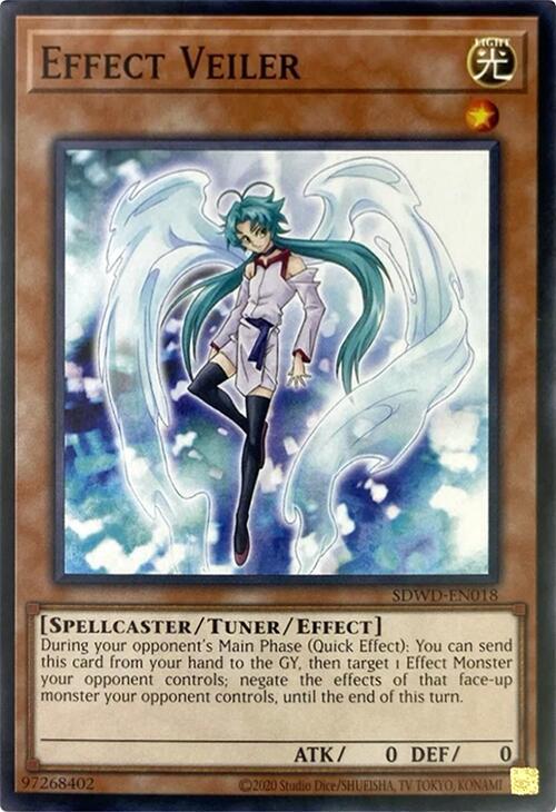 Effect Veiler (Unlimited Misprint) SDWD-EN018 card from Structure Deck: Blue-Eyes White Destiny