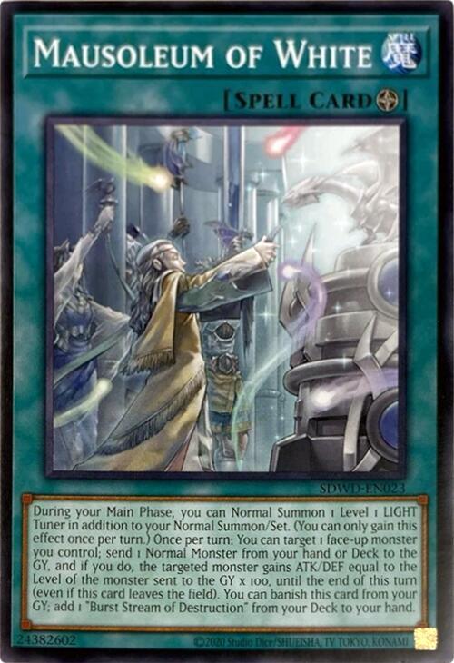 Mausoleum of White (Unlimited Misprint) SDWD-EN023 card from Structure Deck: Blue-Eyes White Destiny