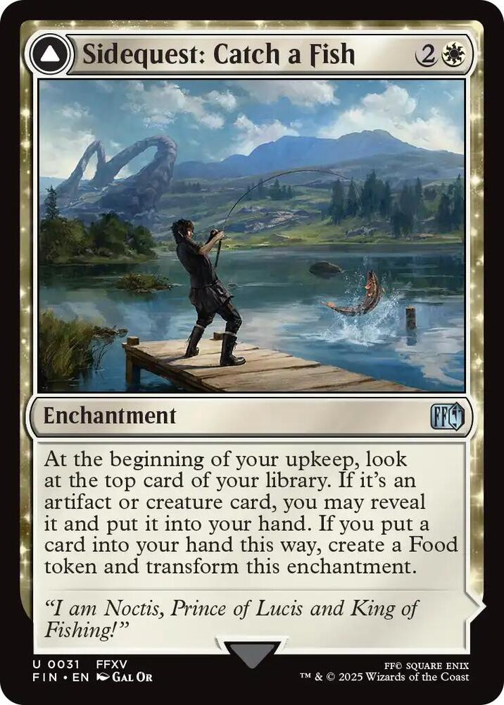 Sidequest: Catch a Fish 31 card from FINAL FANTASY