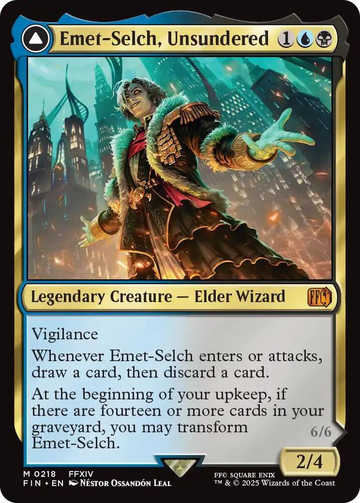 Emet-Selch, Unsundered 218 card from FINAL FANTASY