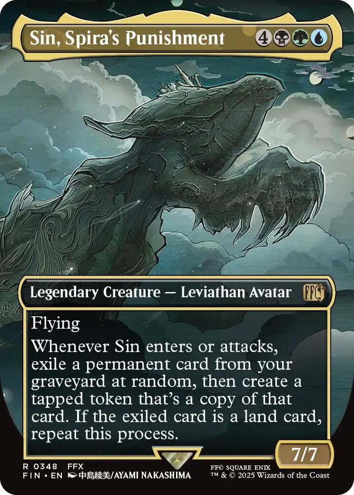 Sin, Spira's Punishment (Borderless) 348 card from FINAL FANTASY