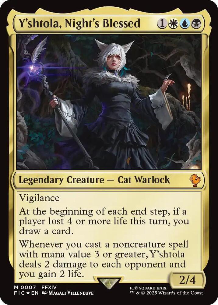 Y'shtola, Night's Blessed 7 card from Commander: FINAL FANTASY