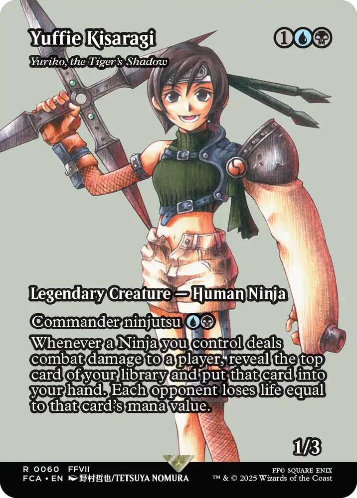 Yuffie Kisaragi - Yuriko, the Tiger's Shadow (Showcase) 60 card from FINAL FANTASY: Through the Ages