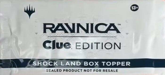 Ravnica: Clue Edition - Shock Land Box Topper card from Ravnica: Clue Edition