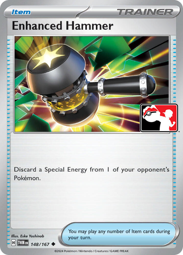 Enhanced Hammer 148/167 card from Prize Pack Series Cards
