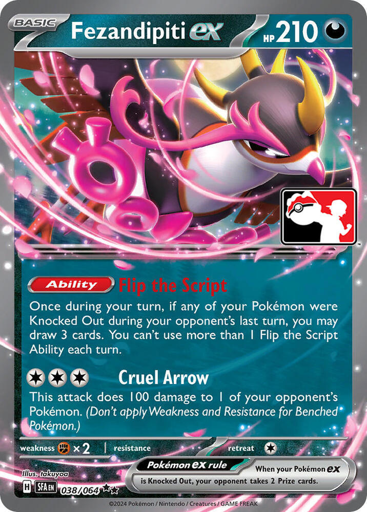 Fezandipiti ex 038/064 card from Prize Pack Series Cards