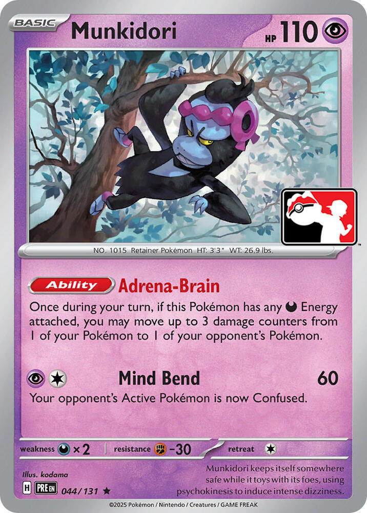 Munkidori 095/167 card from Prize Pack Series Cards