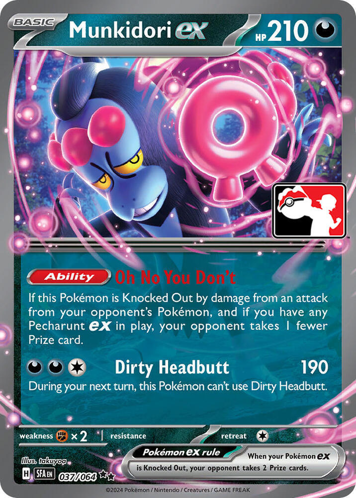 Munkidori ex 037/064 card from Prize Pack Series Cards