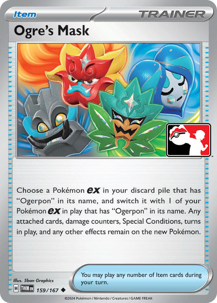Ogre's Mask 159/167 card from Prize Pack Series Cards