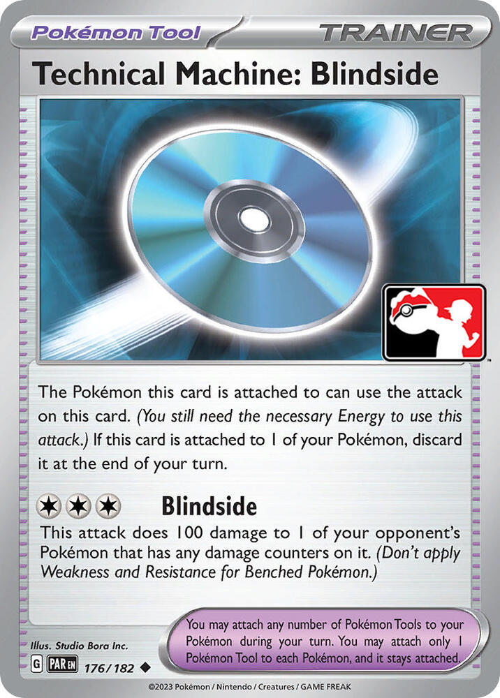 Technical Machine: Blindside 176/182 card from Prize Pack Series Cards