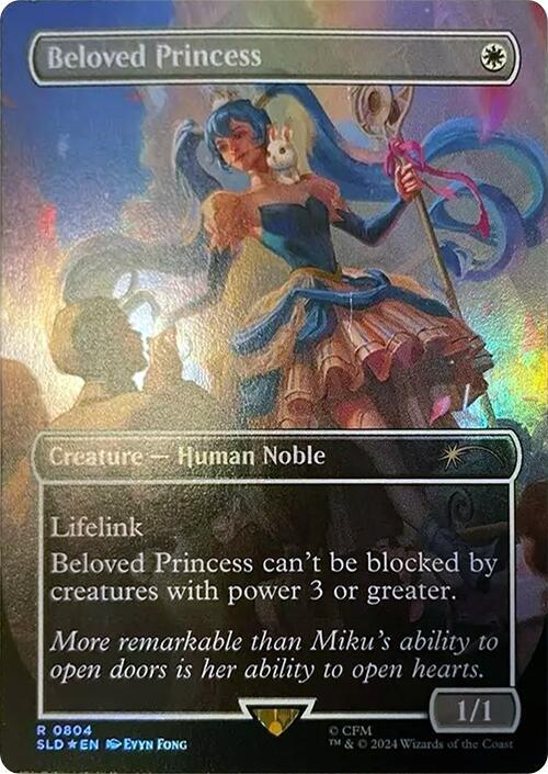 Beloved Princess (Rainbow Foil) 804 card from Secret Lair Drop Series