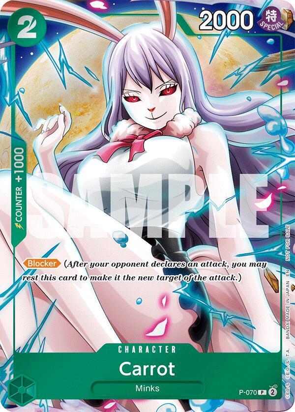 Carrot (Event Pack Vol. 6) P-070 card from One Piece Promotion Cards