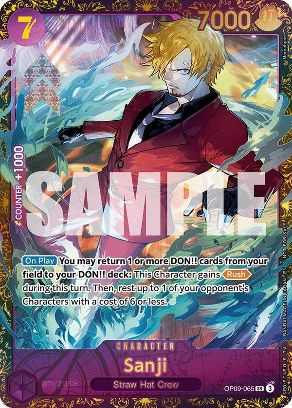 Sanji (Championship 25-26 Regionals Season 1) OP09-065 card from One Piece Promotion Cards