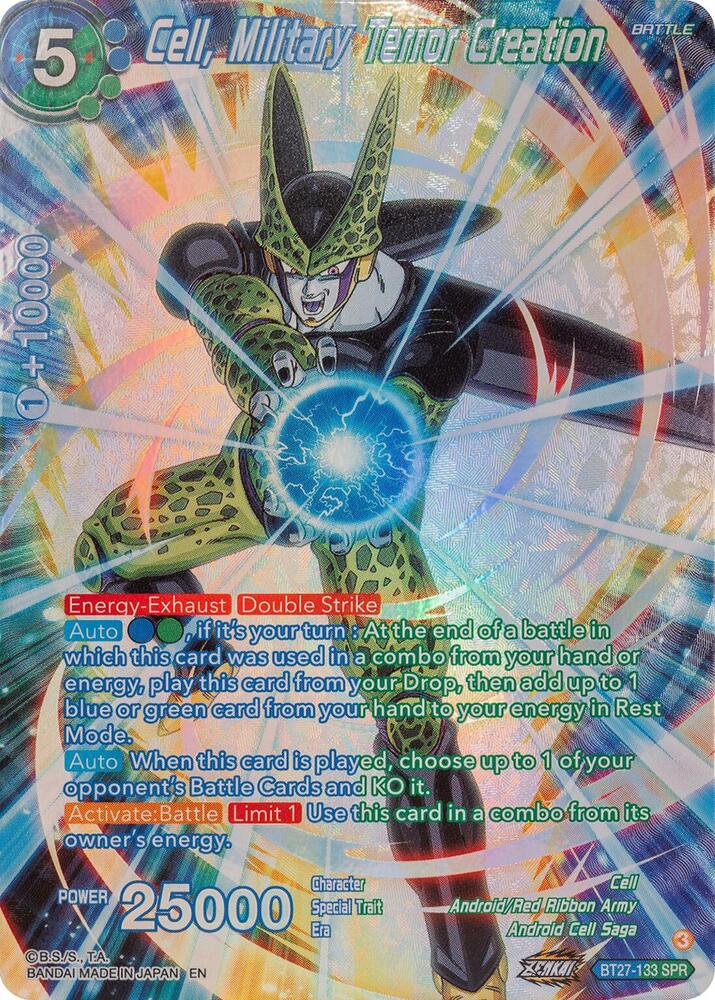 Cell, Military Terror Creation (SPR) BT27-133 card from History of Z