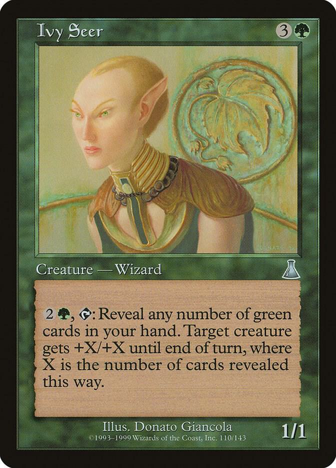 Ivy Seer 110 card from Urza's Destiny