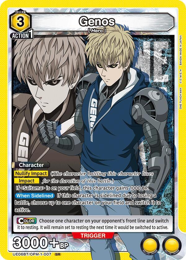 Genos UE06BT/OPM-1-007 card from UE06BT: One Punch Man