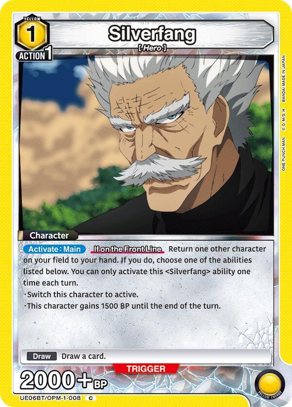 Silverfang UE06BT/OPM-1-008 card from UE06BT: One Punch Man