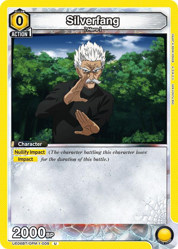 Silverfang UE06BT/OPM-1-009 card from UE06BT: One Punch Man
