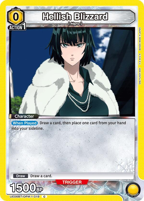 Hellish Blizzard UE06BT/OPM-1-019 card from UE06BT: One Punch Man
