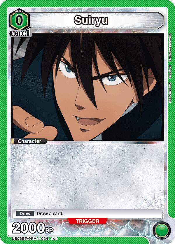 Suiryu UE06BT/OPM-1-034 card from UE06BT: One Punch Man