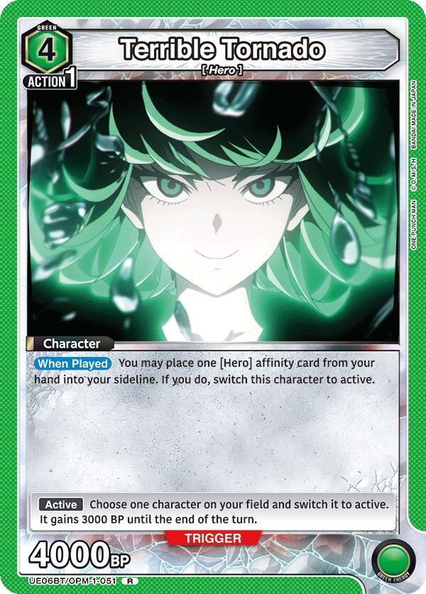 Terrible Tornado UE06BT/OPM-1-051 card from UE06BT: One Punch Man