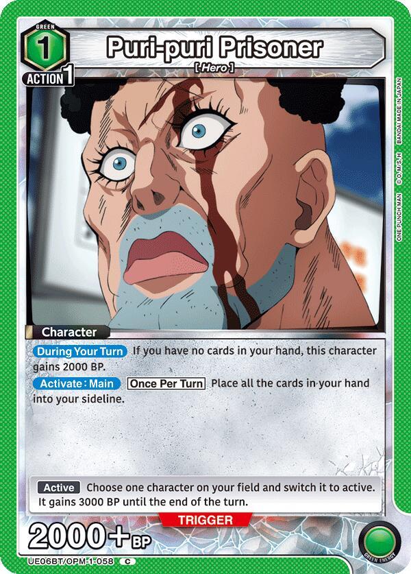 Puri-puri Prisoner UE06BT/OPM-1-058 card from UE06BT: One Punch Man
