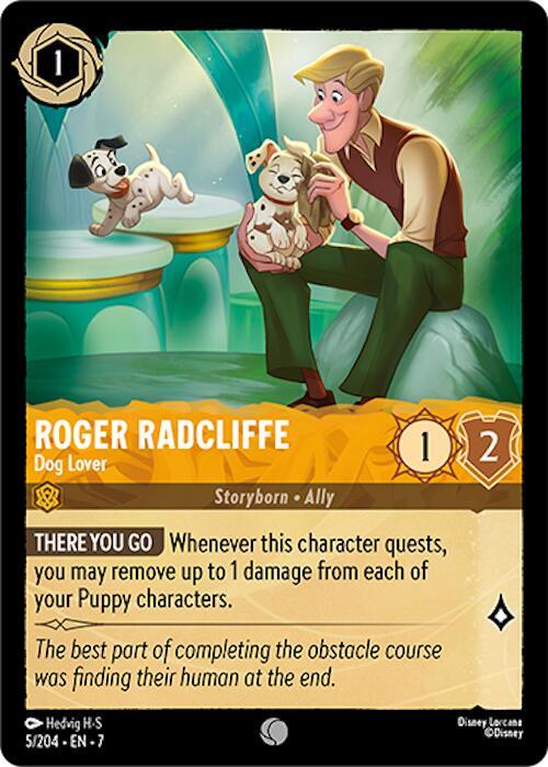 Roger Radcliffe - Dog Lover 5/204 card from Archazia's Island